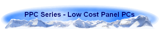 PPC Series - Low Cost Panel PCs